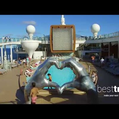 VIDEO: Celebrate the Christening and Get aTour of One of the Most Spectacular New Ships at Sea