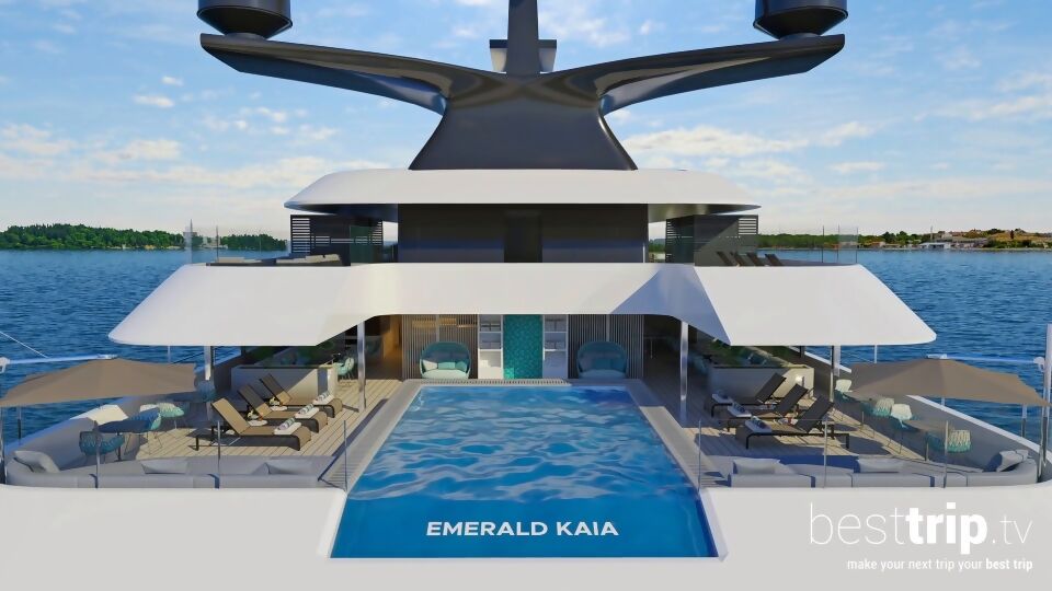 Check Out the Overwater Gym on the new Emerald Cruises’ Yacht!